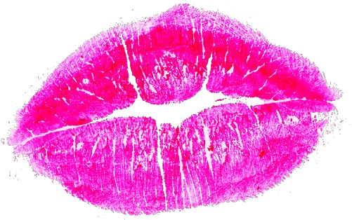 Lipstick Kiss Png Pic Hot Pink Lips Kiss Lipstick Mark Png