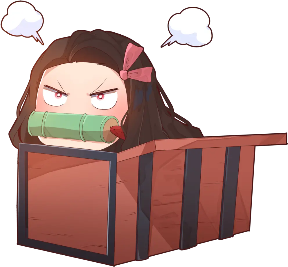 Angry Nezuko Demon Slayer Nezuko Gif Transparent Background Png Demon Slayer Png