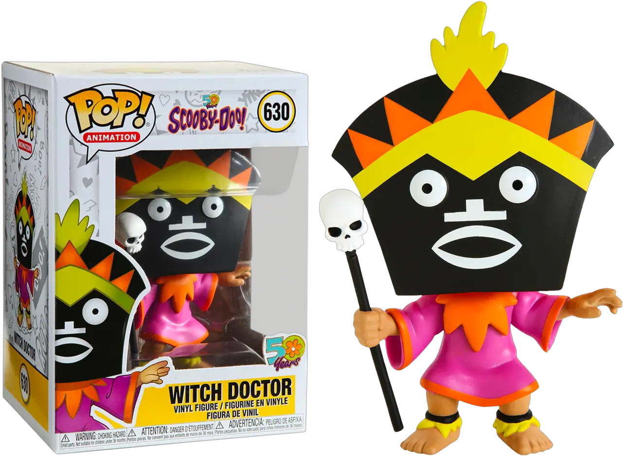 Scooby Doo Witch Doctor Pop Vinyl Figure Pac Man Funko Pop Png Scooby Doo Png