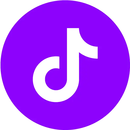 Violet Tiktok 3 Icon Free Violet Social Icons Tiktok Blue Icon Png Cool Skype Icon