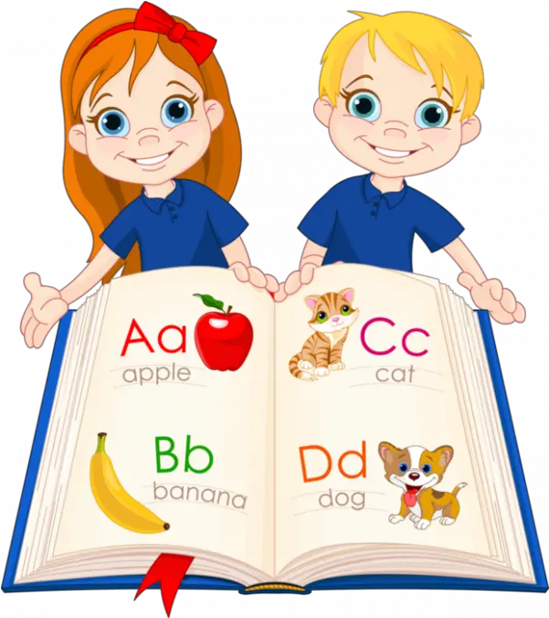 Alphabet Book Clipart Free Png Images Transparent U2013 Kids Learning English Cartoon Book Clipart Transparent