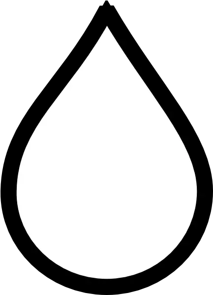 Raindrops Clipart Black And White Water Drop Outline Png Rain Drops Png