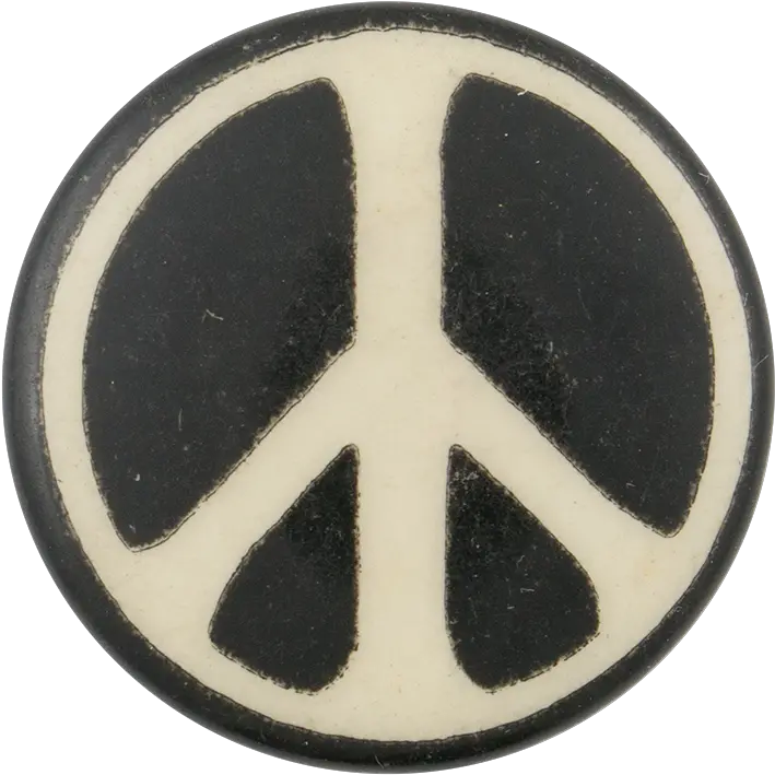 Peace Sign Black And White Two Busy Beaver Button Museum Emblem Png Peace Sign Png