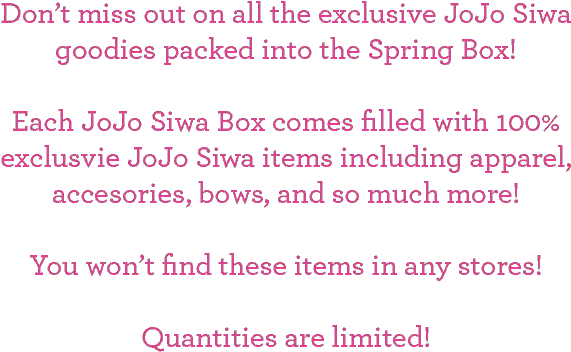 The Jojo Siwa Spring 2018 Box Available Now Hello Sacramento Municipal Utility District Png Jojo Siwa Png