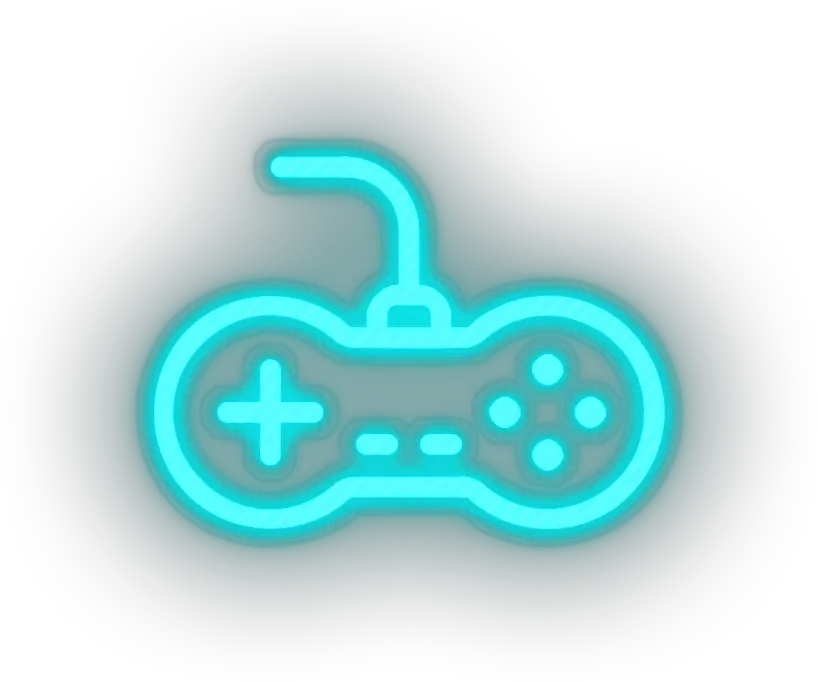 Video Games Cpbproduct Custom Neon Sign Gaming Game Controller Png Dva Rabbit Icon Text