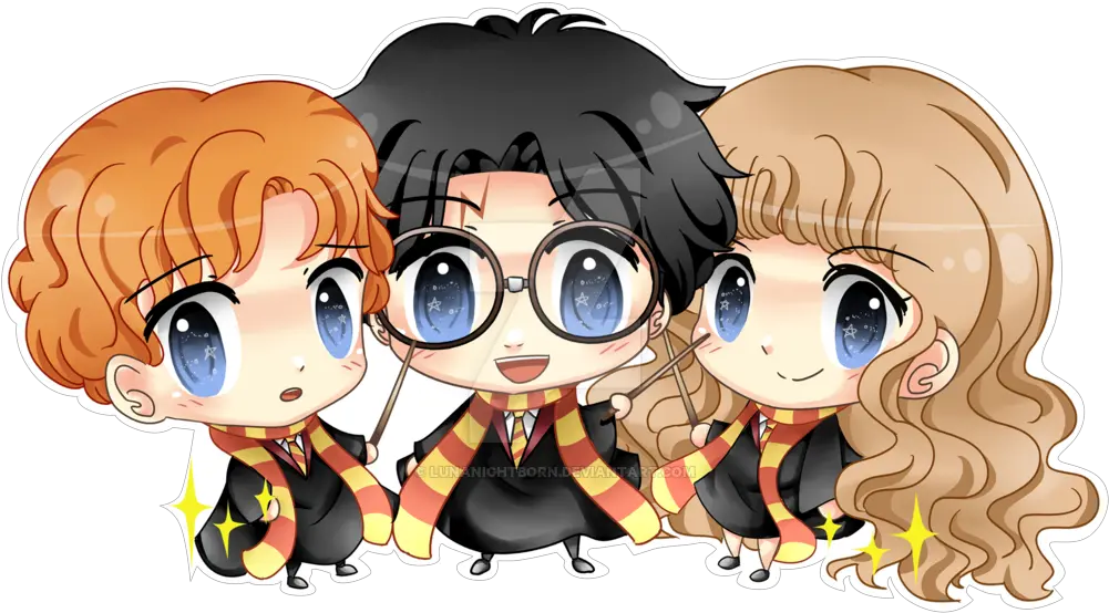 Knowledge Clipart Harry Potter Book Drawing Harry Potter Cartoon Png Anime Chibi Png