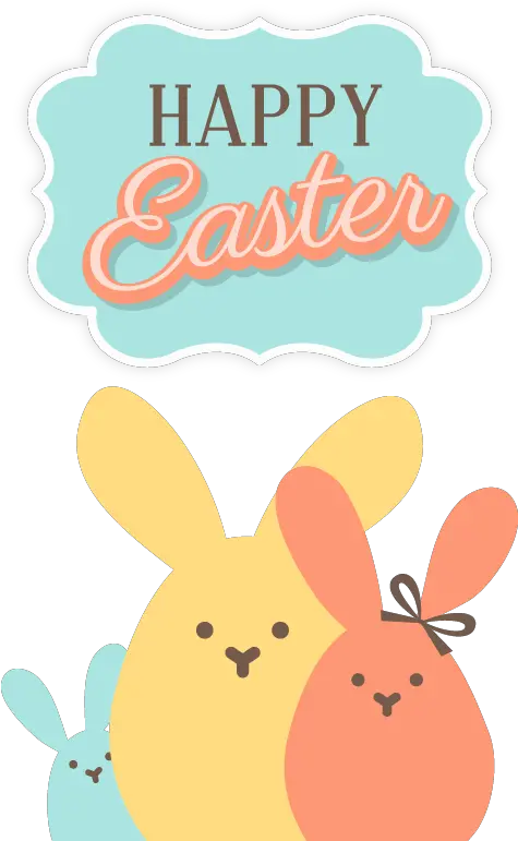 Download Vector Easter Bunny Rabbit Happy Free Clipart Hd Cartoon Png Bunny Clipart Png