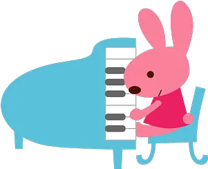 Rabbit Playing Piano Clipart Free Download Creazilla Rabbit Playing Piano Cartoon Png Piano Clipart Transparent