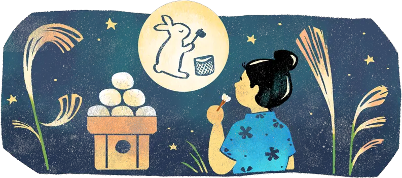 Google Doodle Celebrates Japanese Mid Autumn Festival 2020 Happy Mid Autumn Festival 2020 Png Fall Festival Png