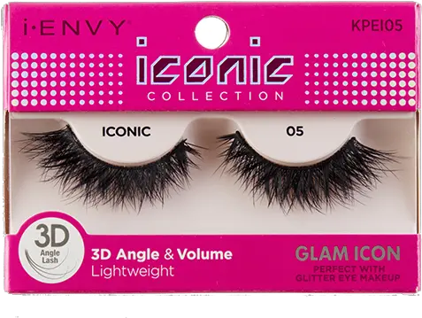 Kiss I Envy Iconic Collection Glam Icon 05 Kpei05 Ienvy Iconic Eyelashes Png Isaac Icon