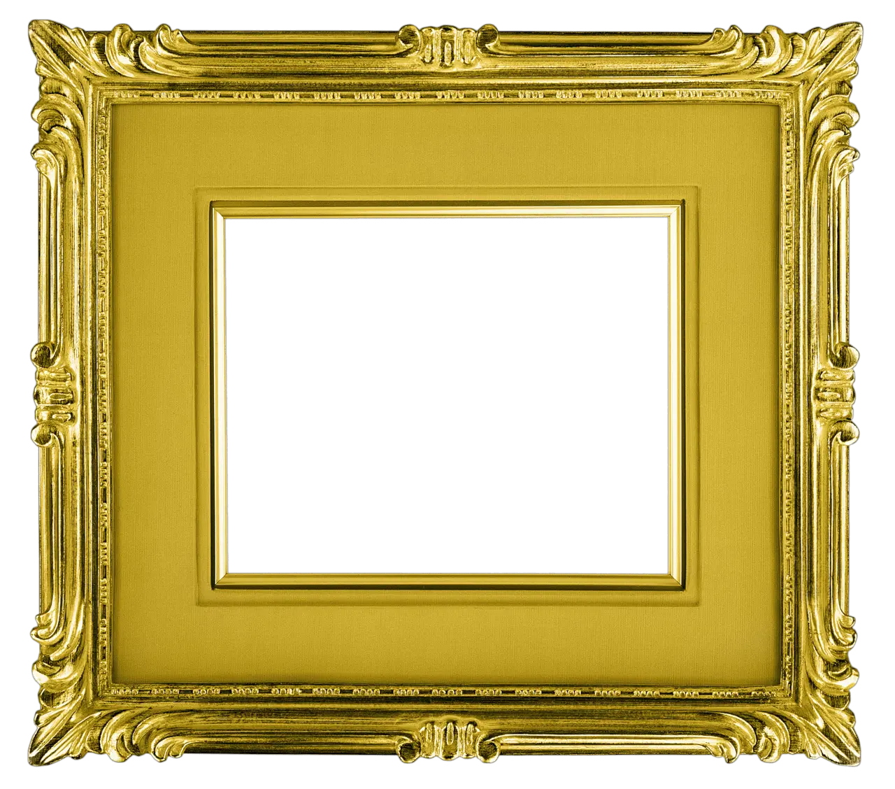 Download Gold Frame Landscape Transparent Gold Picture Clipart Gold Frame Transparent Background Png Gold Frame Transparent