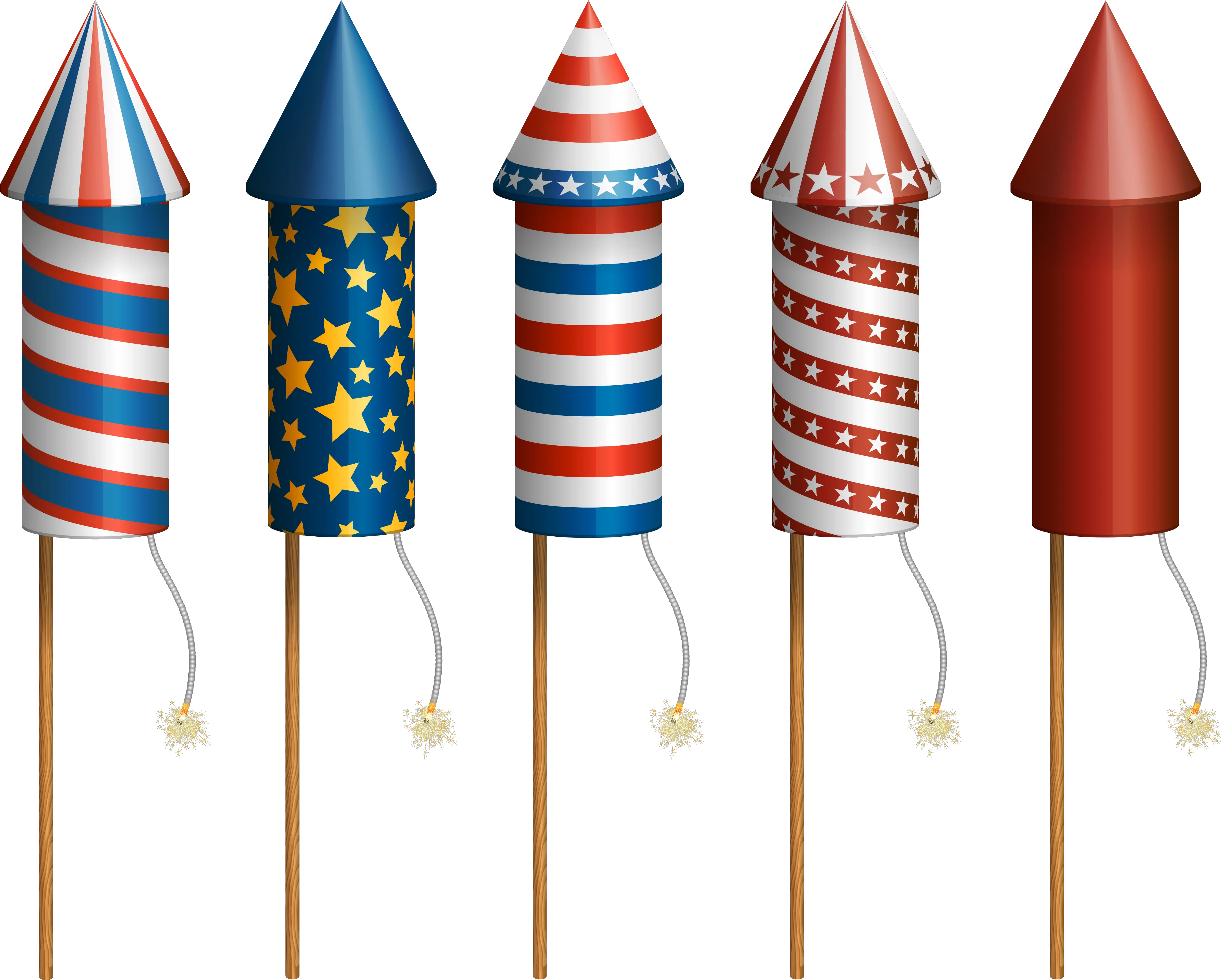 Download Hd Firecrackers Transparent Fireworks Rocket Png Rocket Clipart Png