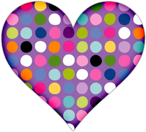 Heart With Small Circles Icon Png Clipart Image Iconbugcom Multi Colour Polka Dot Hearts Small Heart Icon