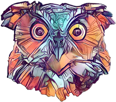 Download Owl Head Design Png Great Horned Owl Png Image Great Horned Owl Owl Png