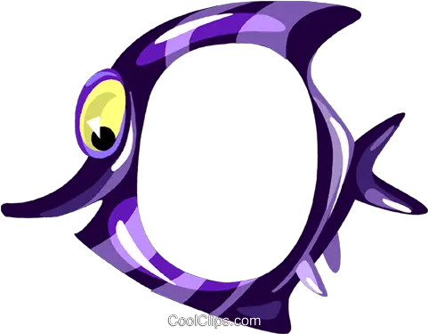 Cartoon Tropical Fish Frame Royalty Free Vector Clip Art Fish Clipart Png Frame Cartoon Fish Png