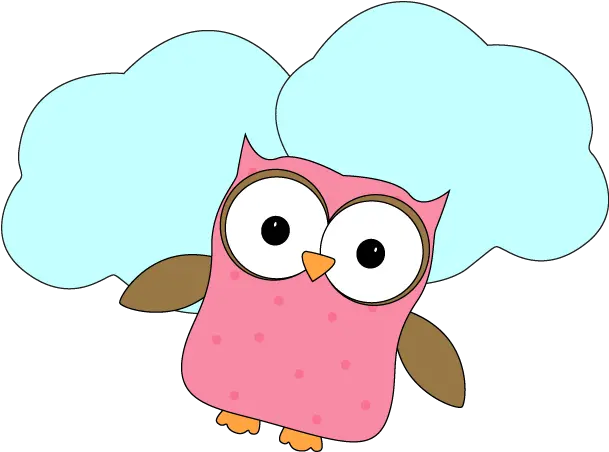 Download Flying Owl Clip Art Clipart Owl Thinking Full Pink Owl Thinking Clipart Png Fly Clipart Png