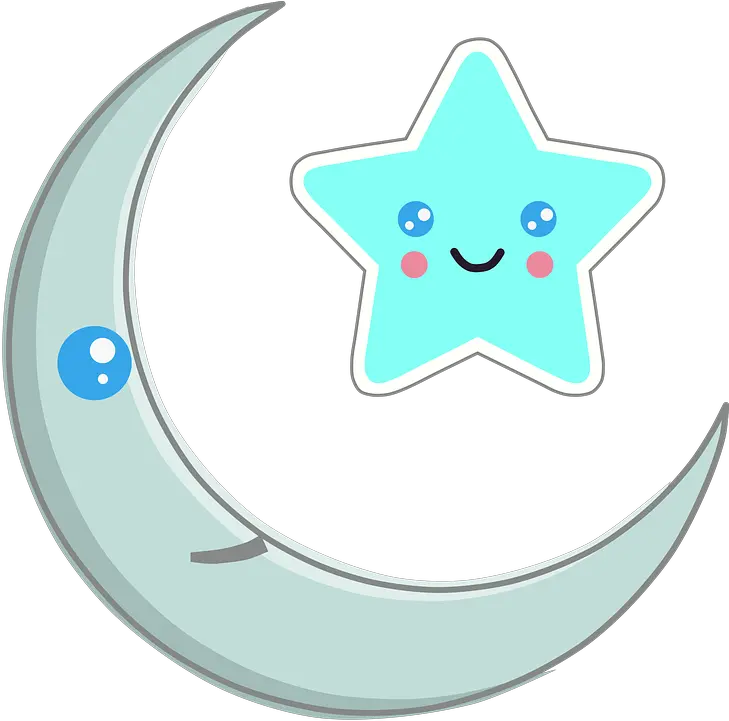 Crescent Moon Star Free Vector Graphic On Pixabay Png Moon Stars Icon