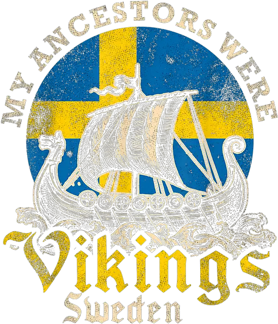 Swedish Sweden Swede Viking Ship Flag Gift Puzzle For Sale Decorative Png Viking Ship Icon