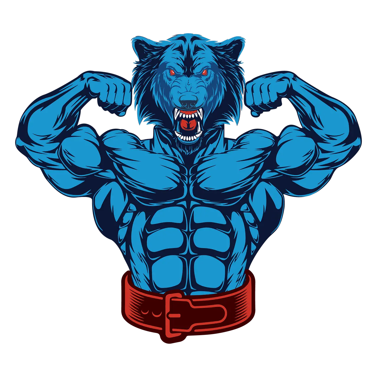 Bodybuilder Wolf Fitness Free Image On Pixabay Gym Body Image Hd Png Body Builder Png