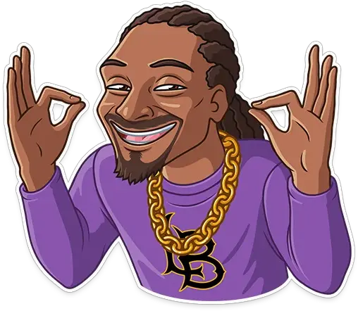 Telegram Sticker Figurinha Snoop Dogg Png Snoop Dogg Transparent