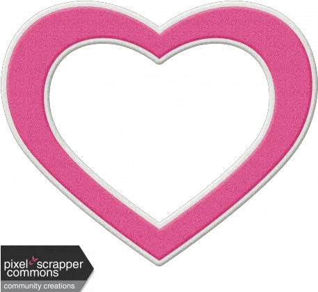 Kitty Love Element Pink Heart Frame Graphic By Holly Wolf Pink Heart Frame Png Heart Frame Png