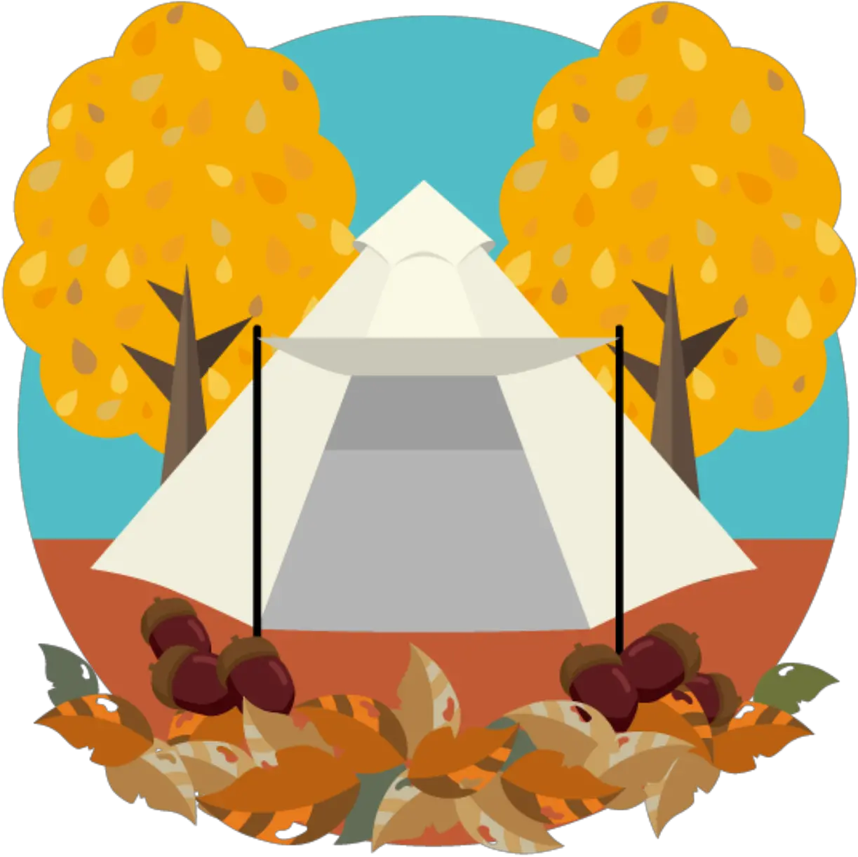 Autumn Season Icon Camp Free Image On Pixabay Png Autumn Icon