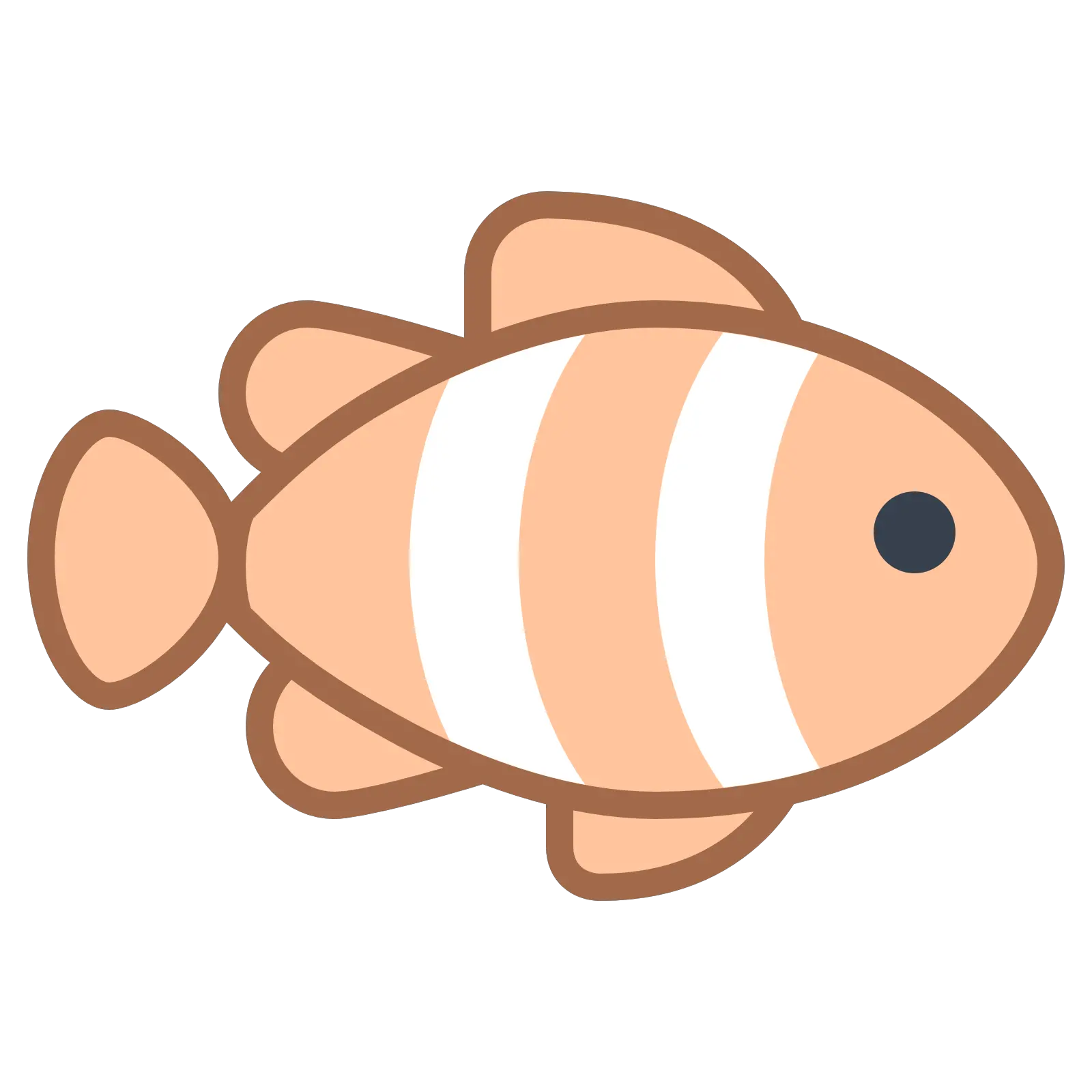 Download Clownfish Clipart Fish Fin Pencil And In Color Cute Transparent Background Cartoon Fish Png Fin Png