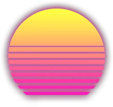 Telegram Sticker From Neon Stick4sv Pack Sun Vaporwave Png Vaporwave Icon Pack