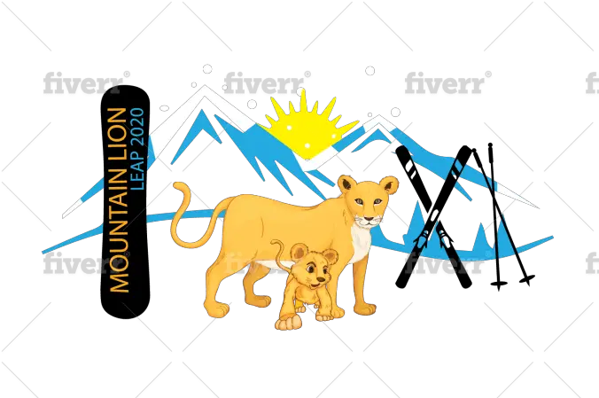 Design Amazing Animal Mascot Logo Illustration Png Lion Mascot Logo