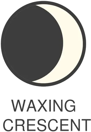 Moon Waxing Crescent Icon Dot Png Crescent Icon