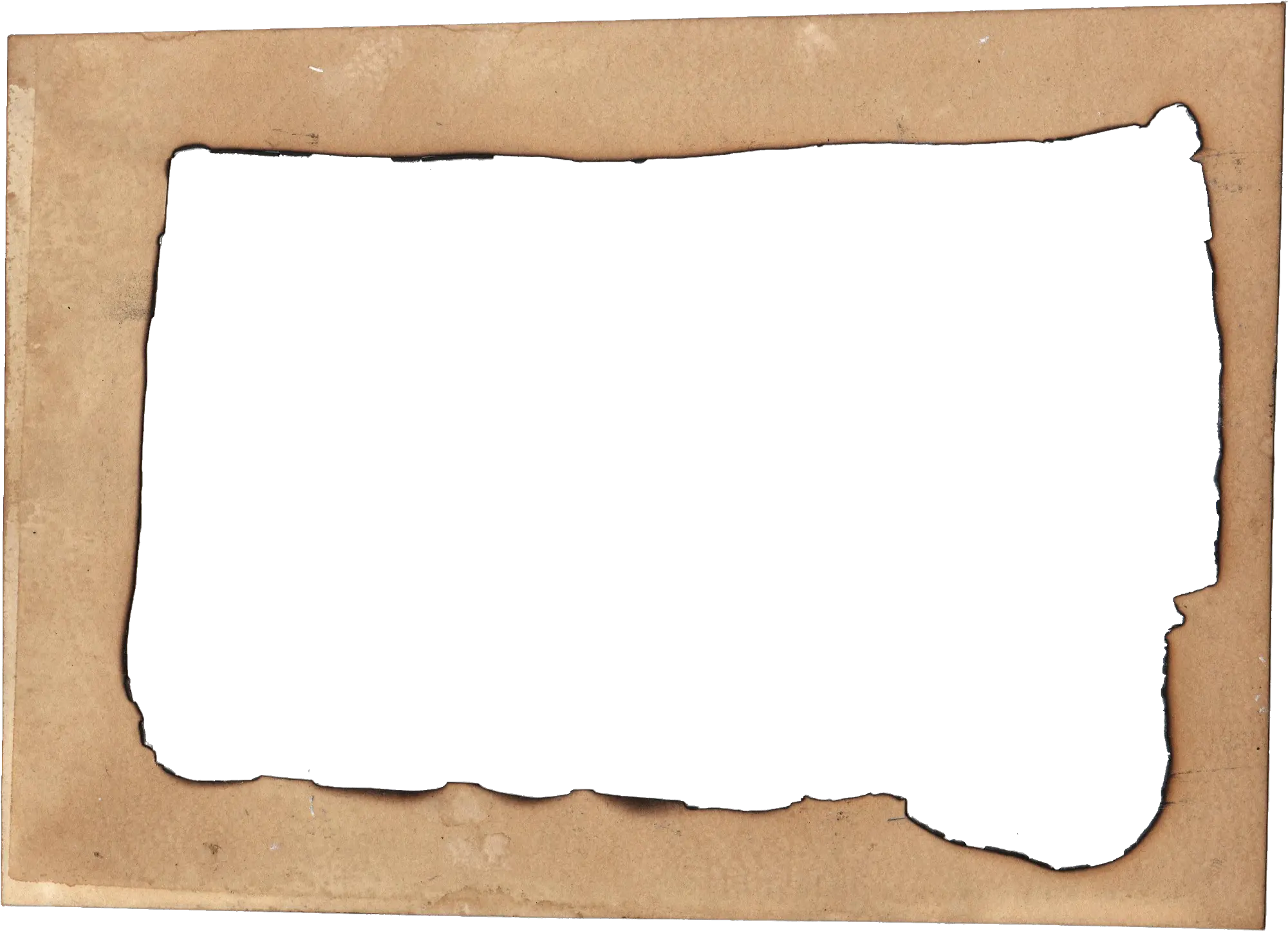 4 Burn Old Paper Frame Png Transparent Onlygfxcom Old Photo Frame Png Frame Transparent