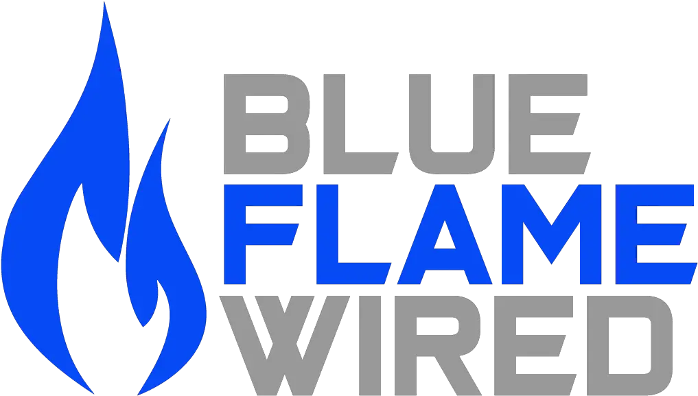 Blue Flame Wired Graphic Design Png Blue Flame Transparent