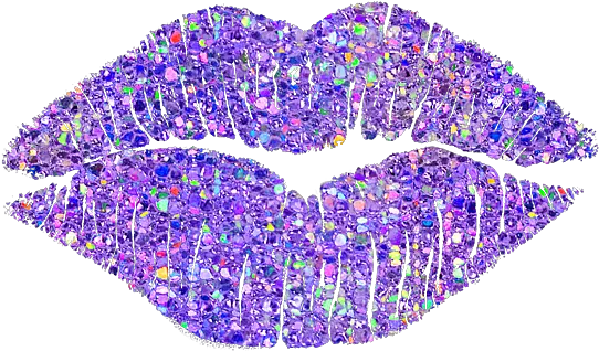 Purple Kiss Iridescent Violet Kissing Lips Womenu0027s Tank Top Kissing Lips Transparent Purple Png Kissing Lips Icon