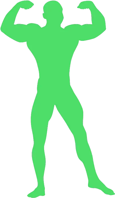 Blue Muscle Man Silhouette Transparent Cartoon Jingfm Illustration Png Man Silhouette Transparent