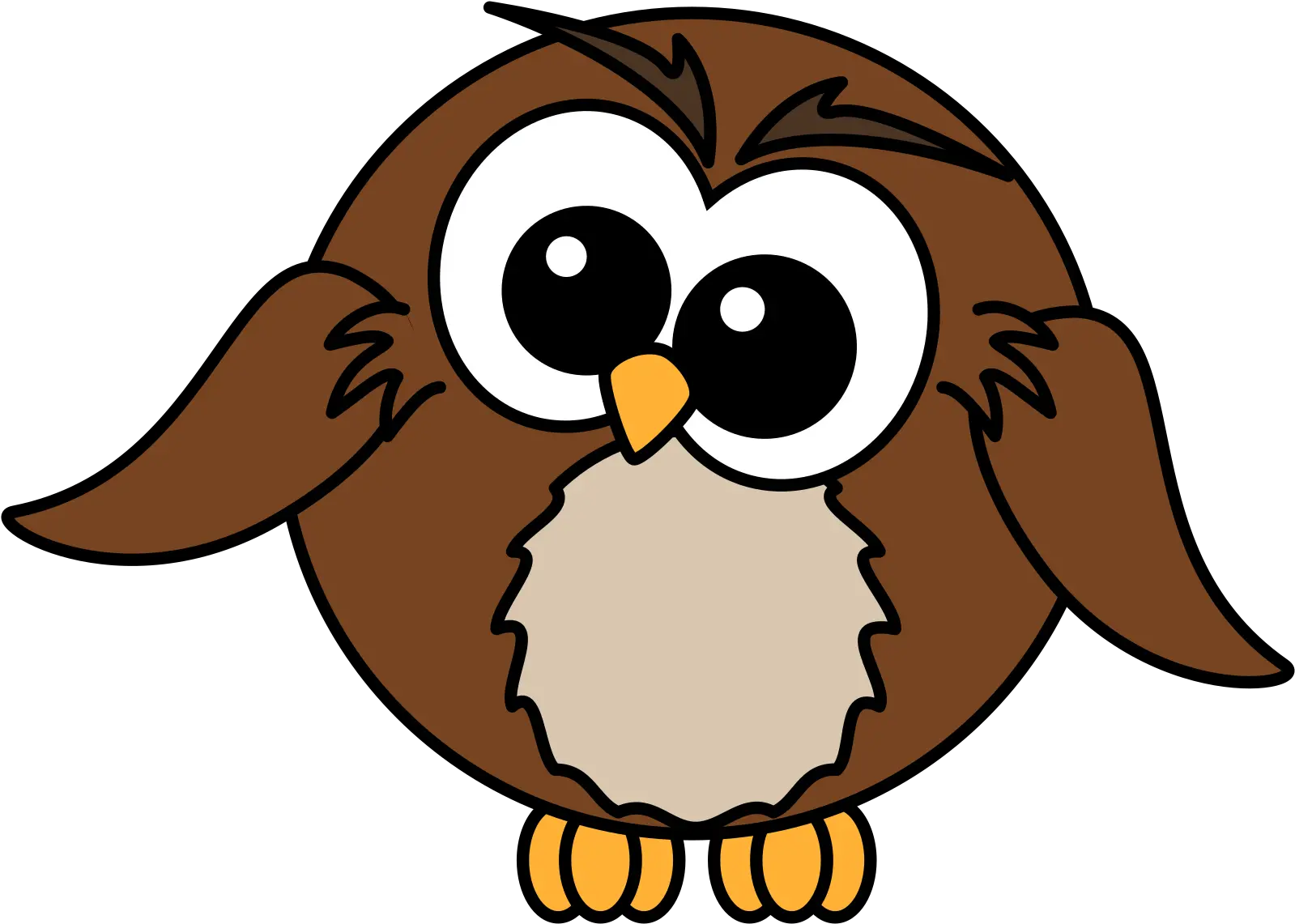 Confused Owl Clip Art Cartoon Owl Png Owl Clipart Png