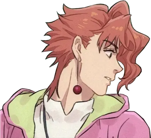 Telegram Sticker From Noriaki Kakyouin Jjba Pack Fictional Character Png Kakyoin Icon