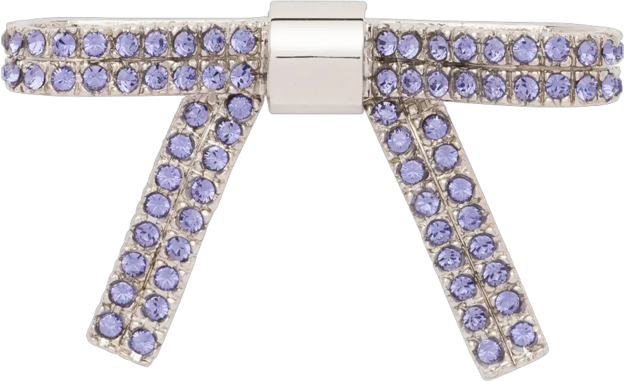 Bow Brooch With Embellishment Miumiu Cross Png Bling Png