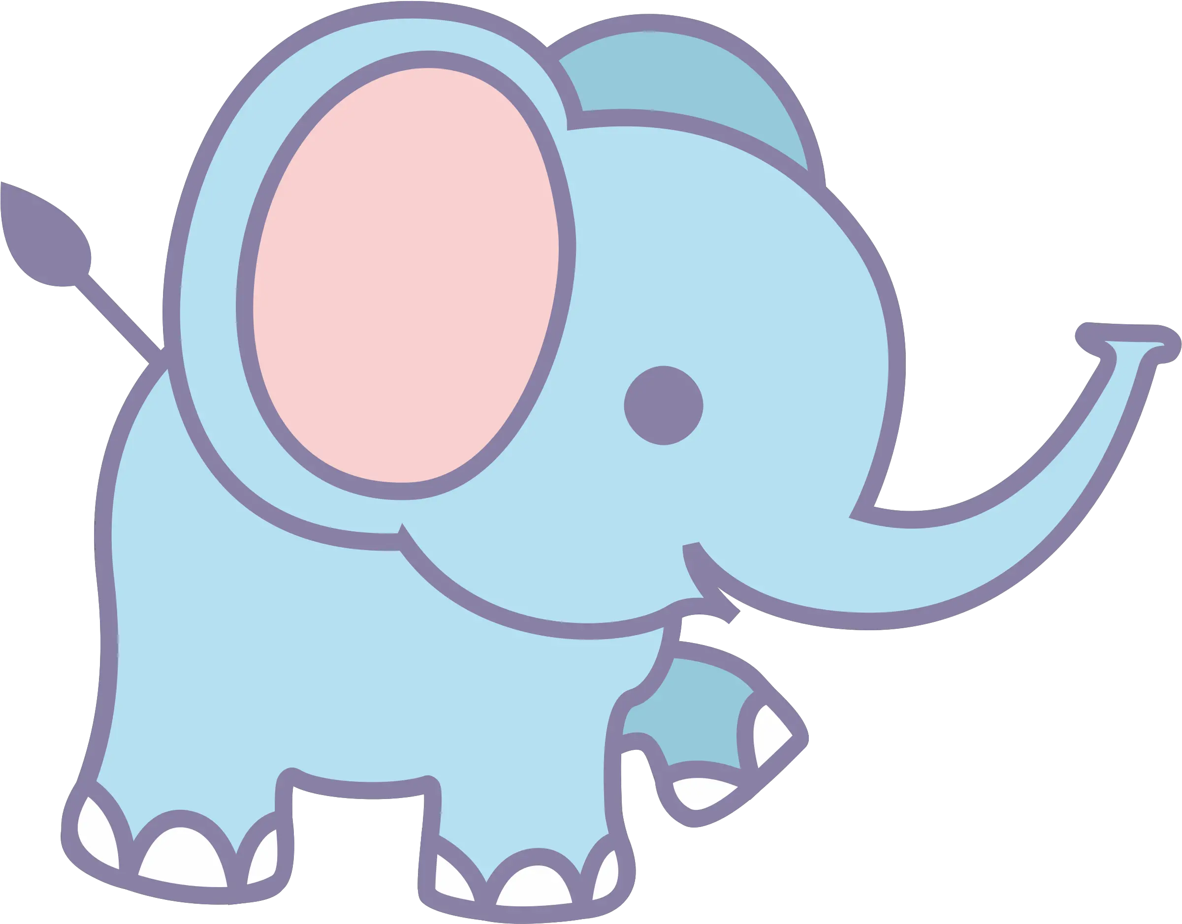 Drawing Elephants Cute Transparent Cartoon Elephant Png Elephant Clipart Transparent