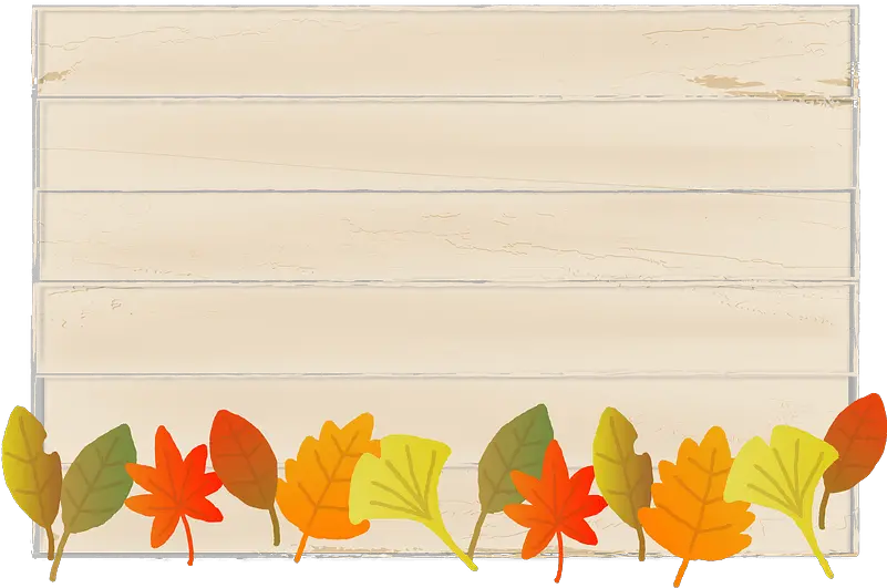 Wooden Board Autumn Leaves Clipart Wooden Board Clipart Png Autumn Leaves Transparent