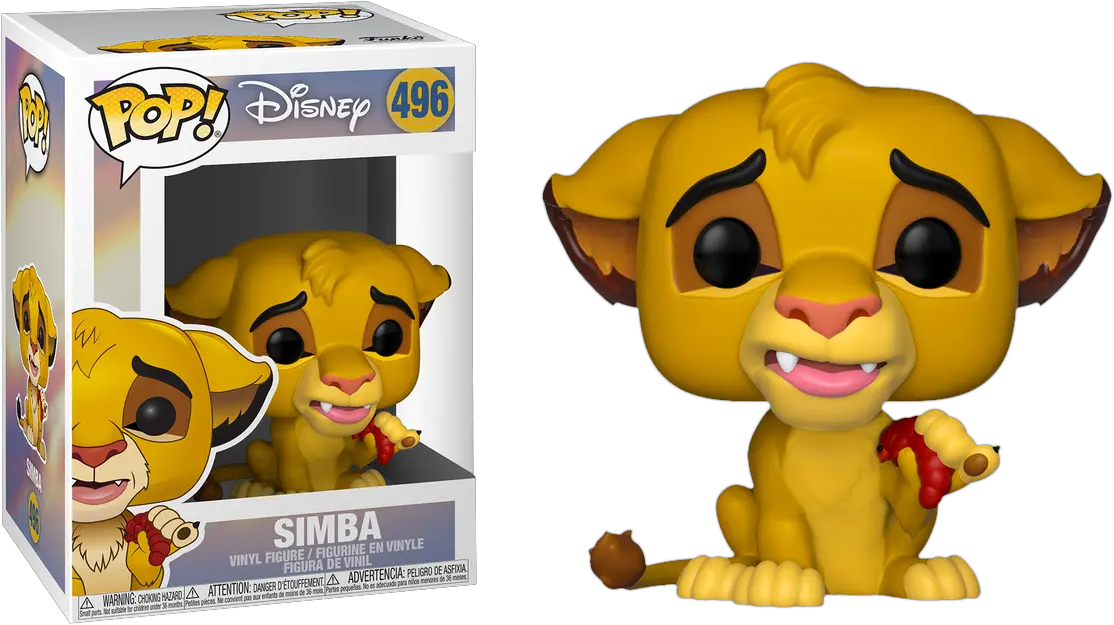 The Lion King Simba With Grub Pop Vinyl Figure Funko Pop Figure Simba Png The Lion King Png