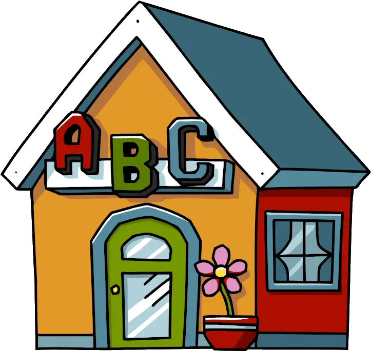 Yard Sale Clipart Download Scribblenauts School 722x684 Cartoon Play School Building Png Yard Sale Png