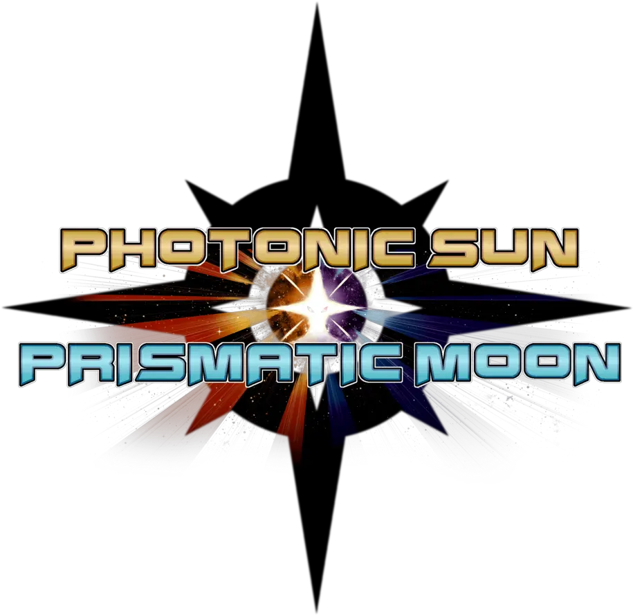 Photonic Sun Prismatic Moon Pokemon Ultra Sun And Moon Mods Png Pokemon Sun Logo