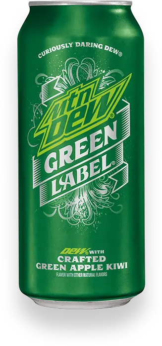 Mountain Dew Green Label Soda Mountain Dew White Out Png Mountain Dew Can Png