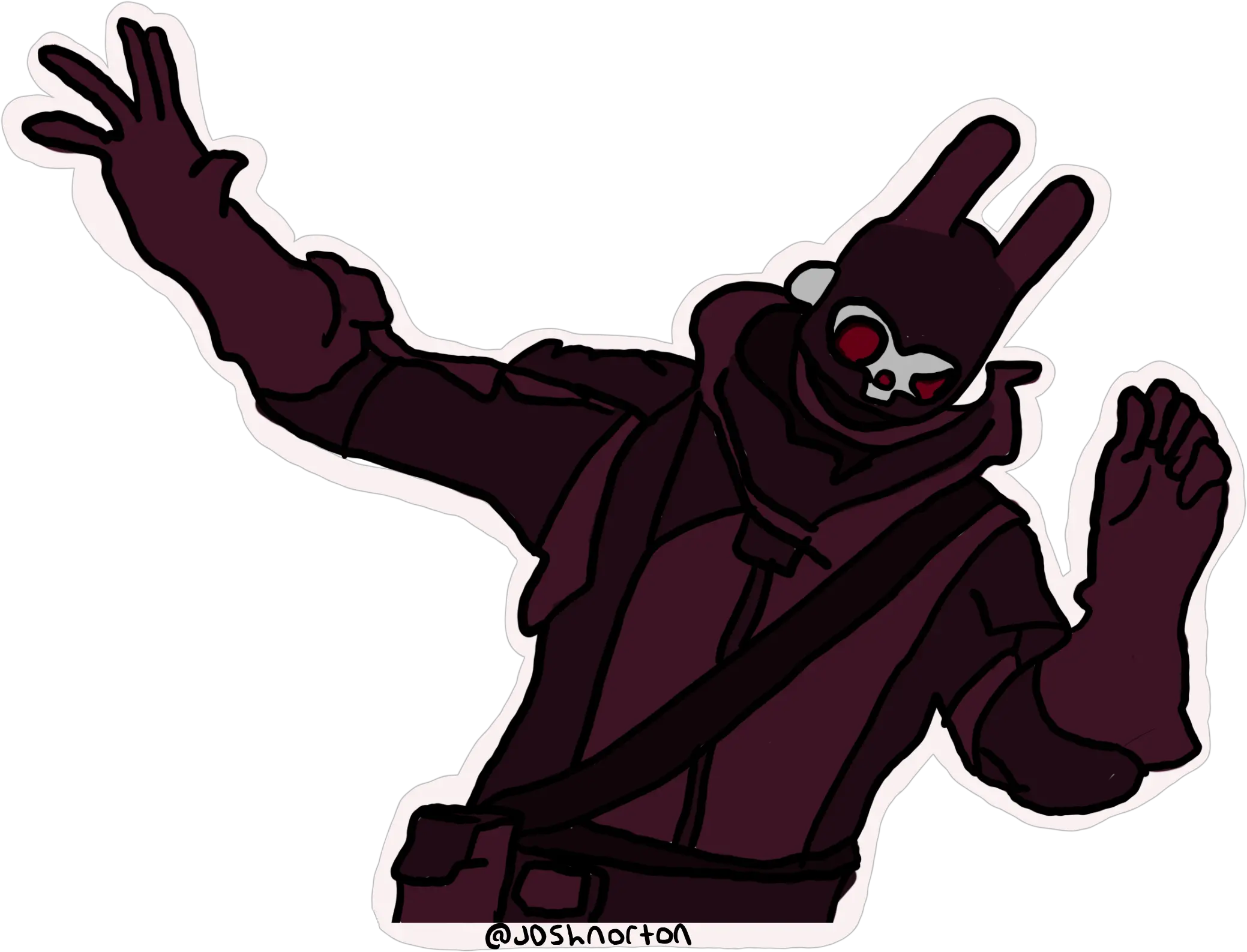 Jade Rabbit Sticker Transparent Version Destiny2 Cartoon Png Rabbit Transparent