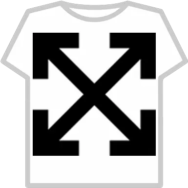 Off White Shirt Cross Off White Cross Png White Roblox Logo