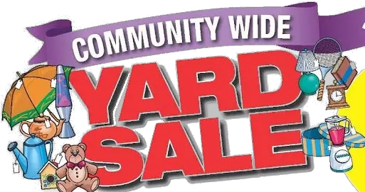 Community Wide Yard Sale U2013 Page Valley Fair Community Yard Sale Clipart Png Garage Sale Png