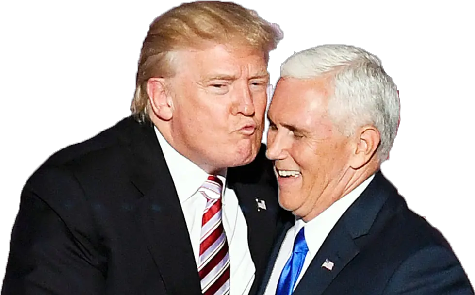 Trump Pence Air Kiss Png Image With Mike Pence And Trump Kissing Kissing Png