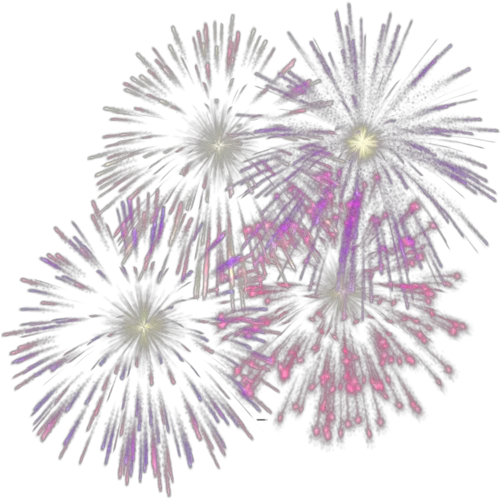 Download Hd Fireworks Png Pink Sparkling Fireworks New Year Cracker Png Fireworks Transparent Background