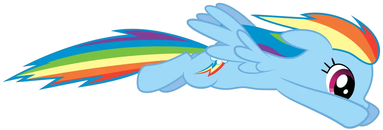 Download Hd Rainbow Dash Jump Png Imagenes De Rainbow Dash Rainbow Dash With Rainbow Jump Png