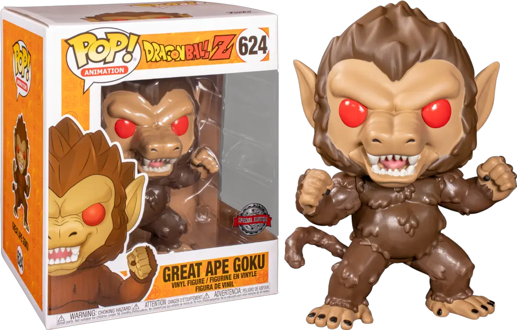 Dragon Ball Z Great Ape Goku Us Exclusive 6 Great Ape Goku Pop Png Dragon Ball Z Png